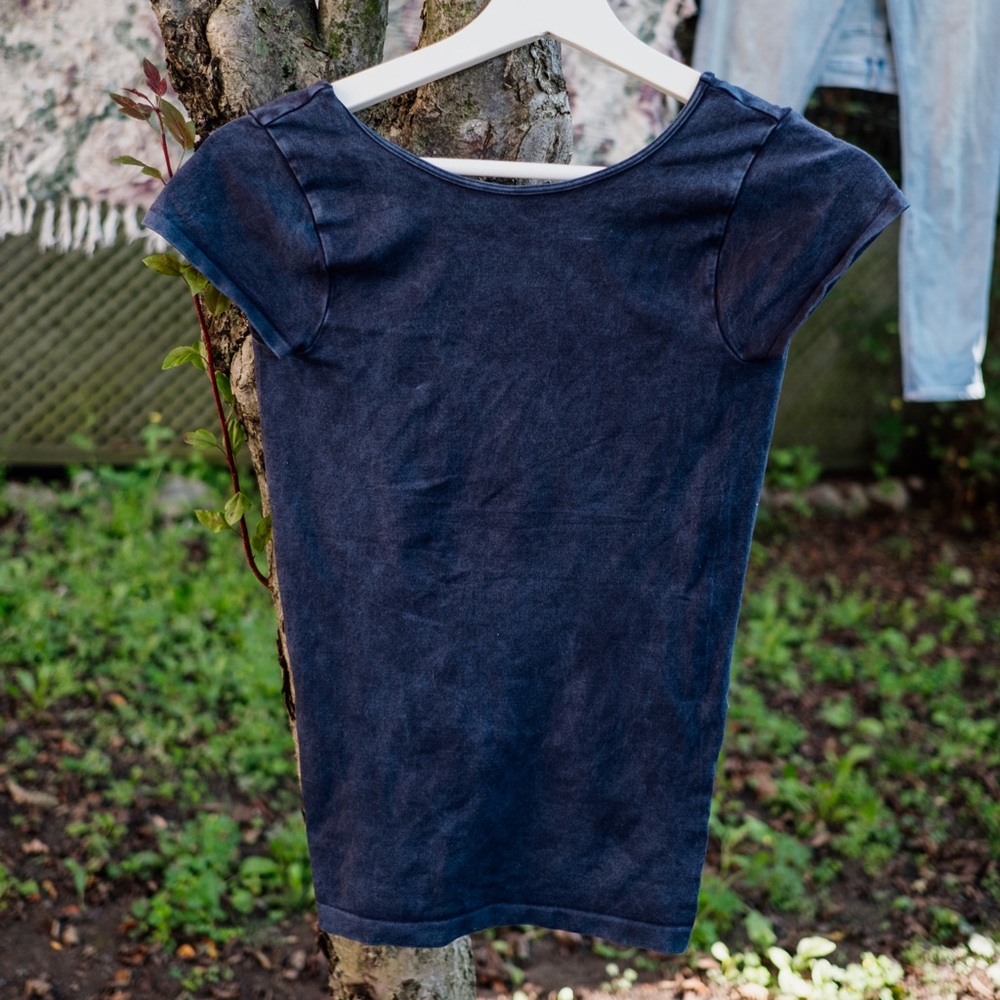 Free people low back sleeveless top